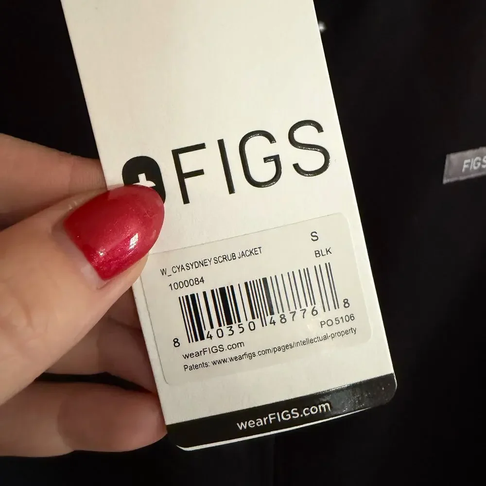 NWT FIGS Sydney Performance Scrub Jacket Small - Picture 4 of 5